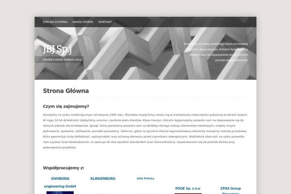 deCente theme site design template sample