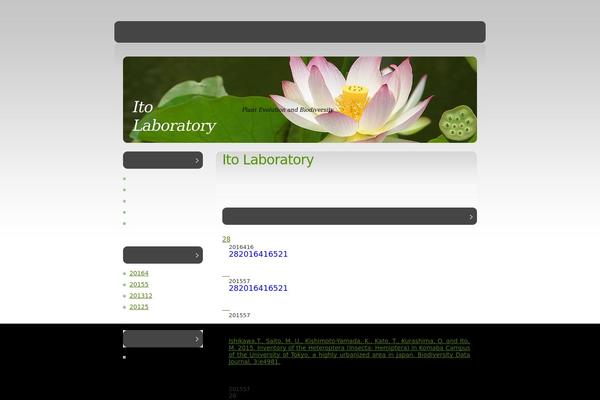 Lotus Flower theme site design template sample