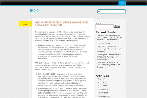 Newsworthy theme site design template sample