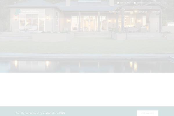 Construct theme site design template sample