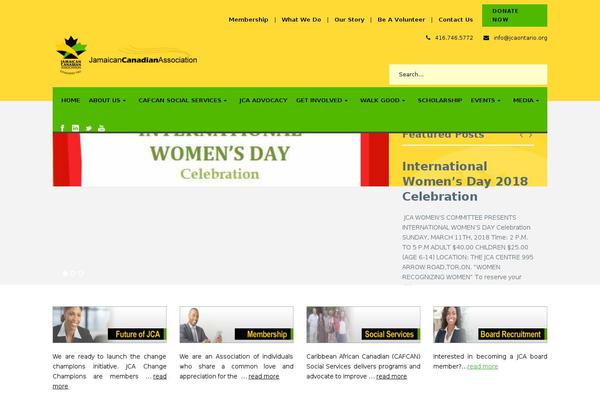 jcaontario.org site used Charity Hub v1.05