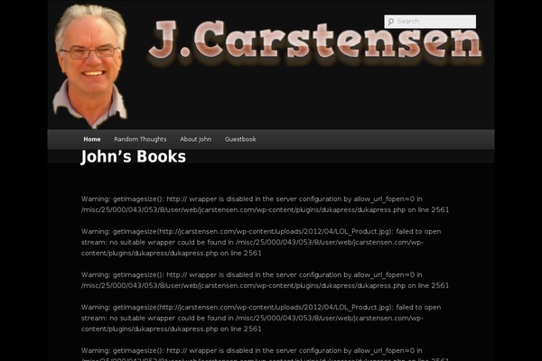 Site using Gwolle Guestbook plugin