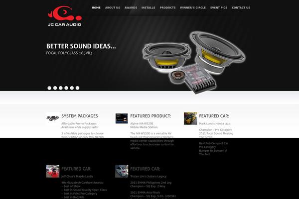 Exiria theme site design template sample