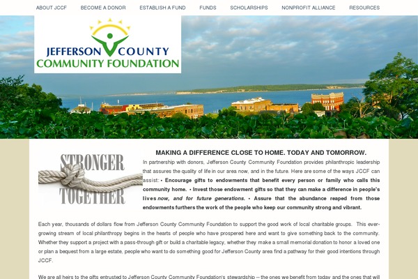 jccfgives.org site used Thesis