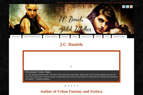 evolve theme site design template sample