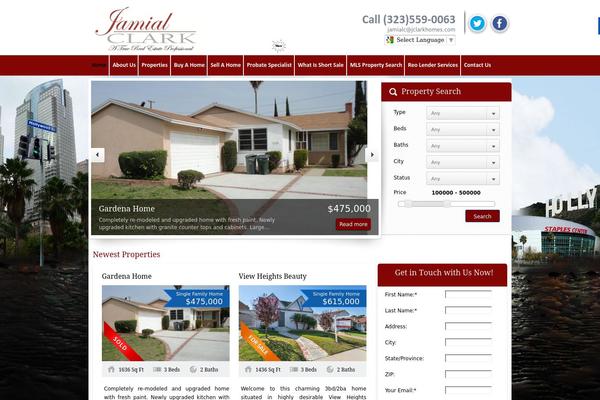 Locality theme site design template sample