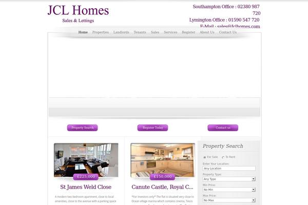 ElegantEstate theme site design template sample