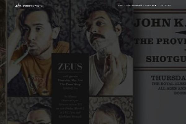 Brooklyn theme site design template sample