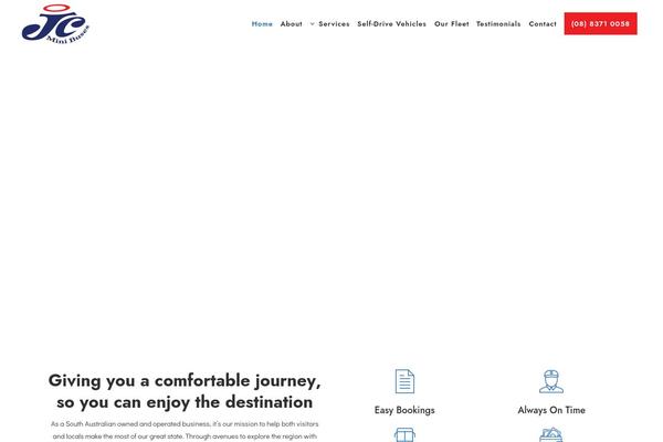 Site using WP Contact Slider plugin
