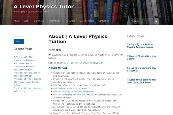Academica theme site design template sample