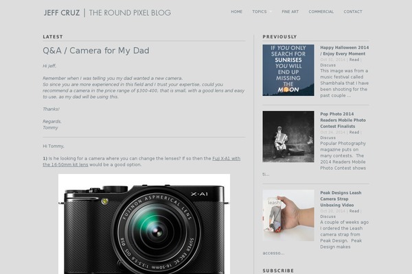 Modularity theme site design template sample