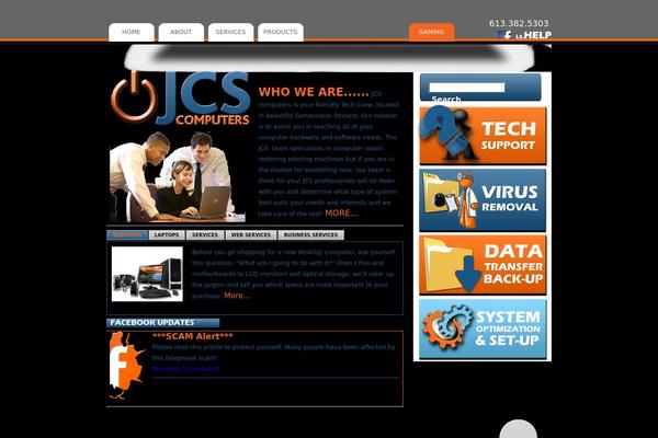 WSC6 theme site design template sample