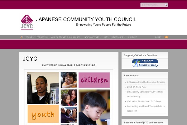 jcyc.org site used Headlines
