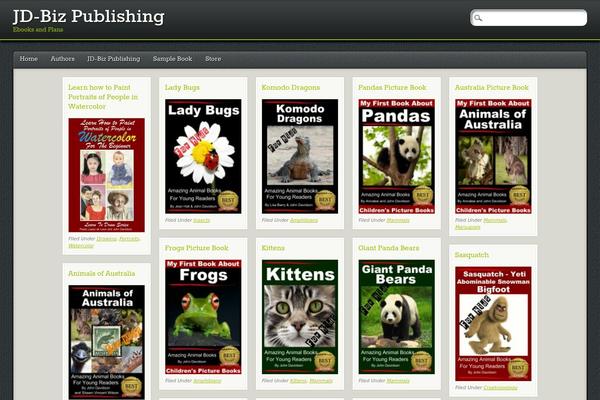 PinBlack theme site design template sample