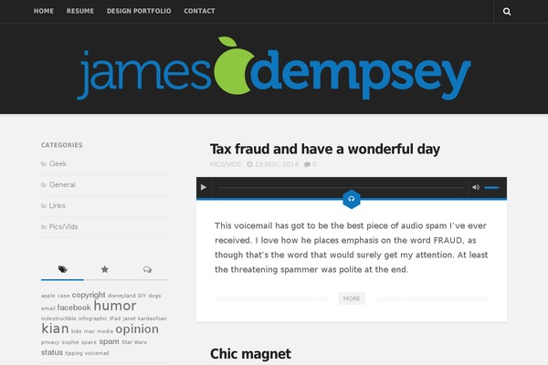 Anew theme site design template sample