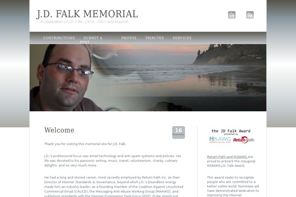 Tranquil Reflections theme site design template sample