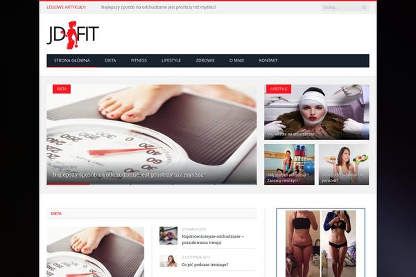 Blogist theme site design template sample