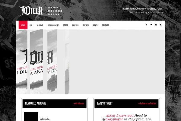 IronBand theme site design template sample