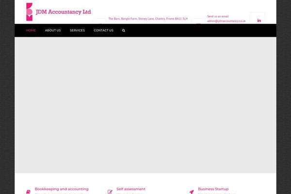 Accounting-child theme site design template sample