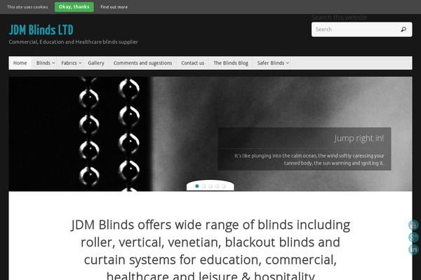 Tempera theme site design template sample