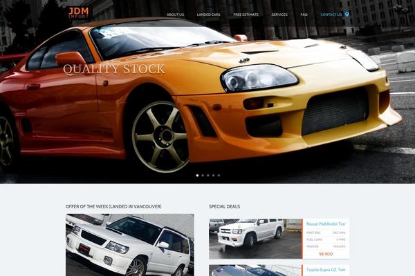 Automotive Car Dealership Business WordPress Theme theme site design template sample