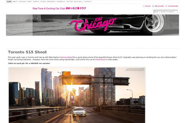 Site using Flickr Gallery plugin