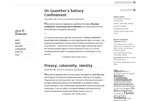 Oulipo theme site design template sample