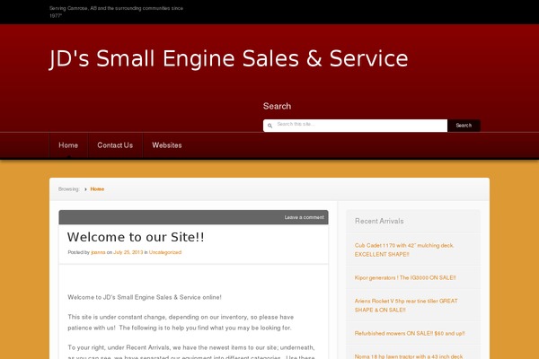 Nuntius theme site design template sample