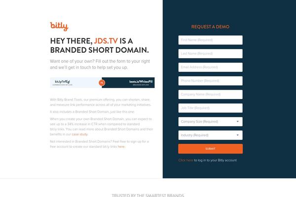 Bitly theme site design template sample