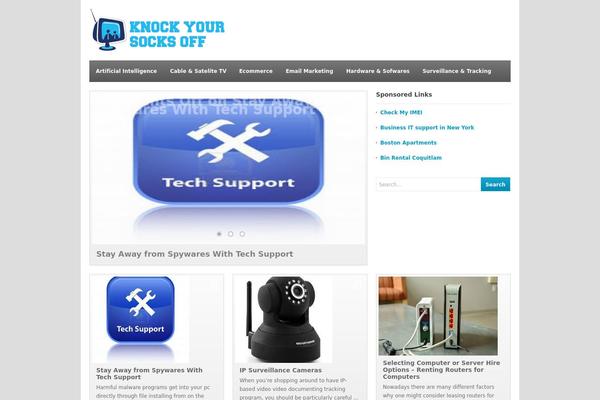 Table theme site design template sample