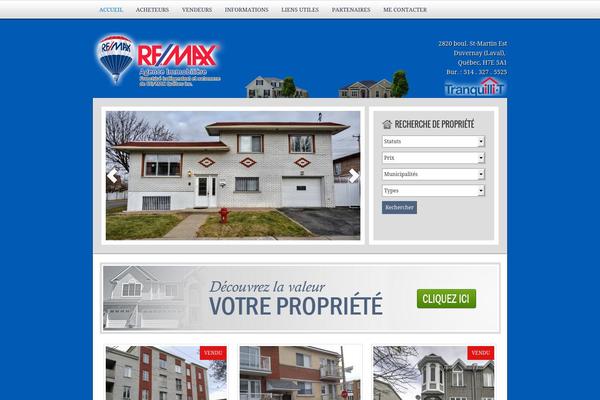 AgentPress theme site design template sample