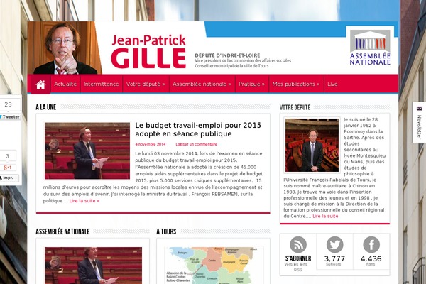 Site using Full Page/ Full width Background Slider plugin