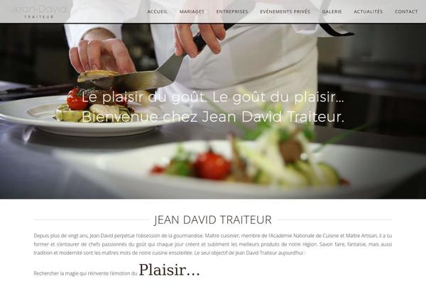 X Child theme site design template sample