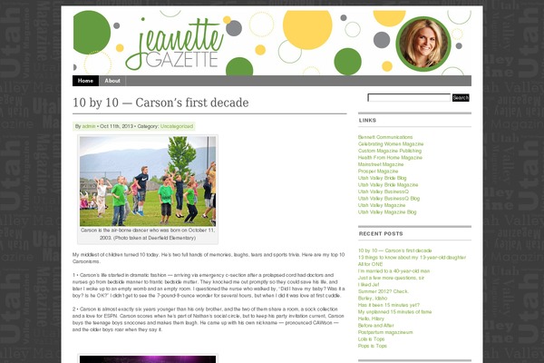 Mimbo 2.2 theme site design template sample