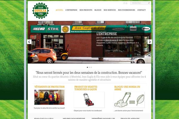 Chameleon theme site design template sample