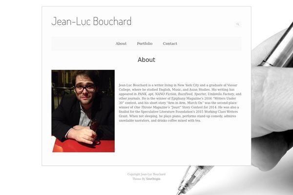 jeanlucbouchard.com site used Origami
