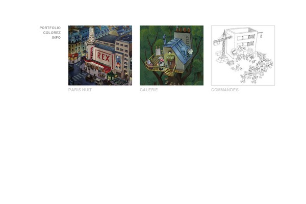 Minimalist theme site design template sample