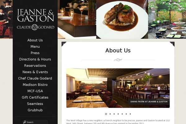 jeanneandgaston.com site used Eatery