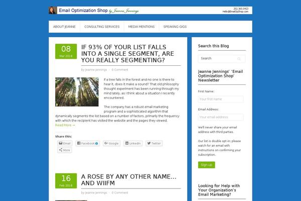 Contango theme site design template sample