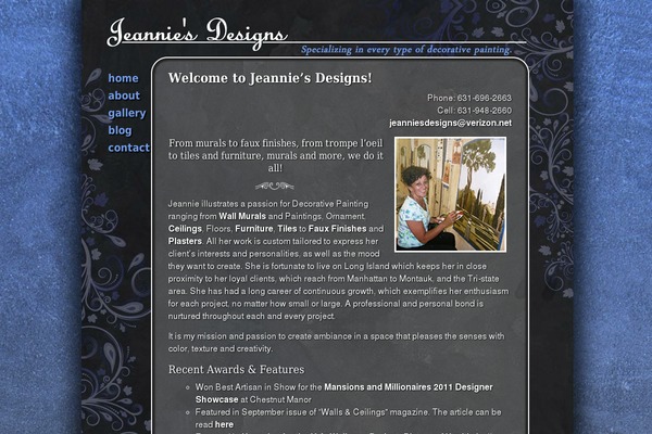 Clean Home theme site design template sample