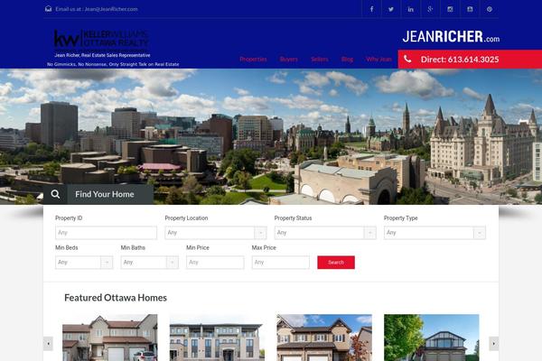 Realhomes Theme theme site design template sample