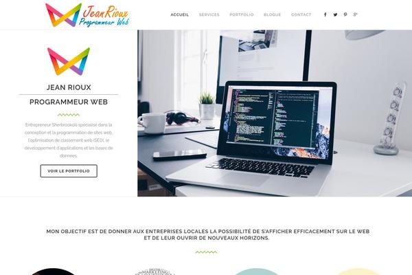 Site using Qode-quick-links plugin