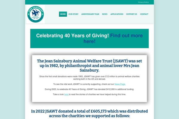 Pet-rescue theme site design template sample