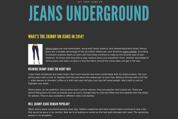 jeansunderground.com site used Trvl