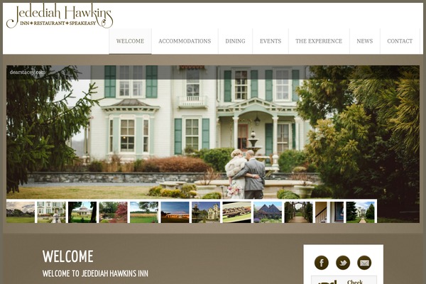 Infinite theme site design template sample