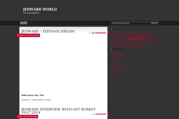 Default theme site design template sample