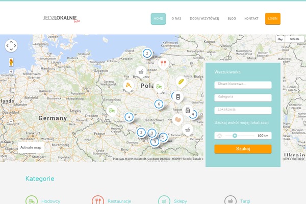 Business Finder theme site design template sample