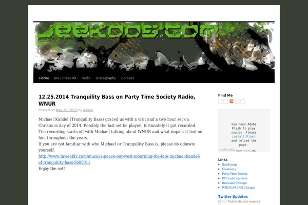 Site using Audio-link-player plugin
