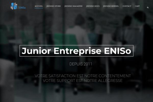 Aagan theme site design template sample