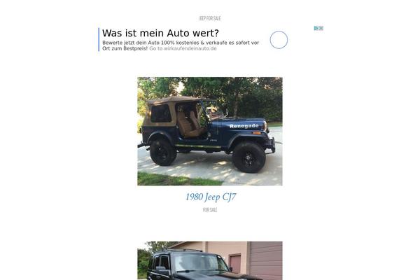Audrey theme site design template sample